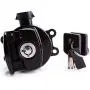 Ignition Switch for 11-17 Harley-Davidson Dyna Softail Fat Bob Road King 71517-11 (Black)