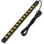CRST Heavy Duty Surge Protector Power Strip Wide Spaced 12-Outlet 15 Feet Long Extension Cord with Mounting Brackets 15A Circuit Breaker 1800 Joules