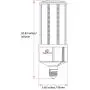 60 Watt LED Bulb - Standard E26 Base - 7,200 Lumens - 3000K / 2700K -Replacement for Metal Halide, HID or CFL - High Efficiency 130 Lumen/watt - 360 Degree Lighting - LED Corn Light Bulb