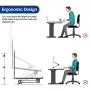 Besign LS05 Aluminum Laptop Stand, Ergonomic Adjustable Notebook Stand, Riser Holder Computer Stand Compatible with Air, Pro, Dell, HP, Lenovo More 10-15.6'' Laptops (Grey)