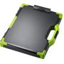 Officemate OIC Carry All Clipboard Storage Box, Letter/Legal Size, Black & Green (83325)