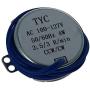 Fielect 2Pcs Synchronous Motor AC 110V 2.5-3RPM Turntable Motor CW/CCW Direction 4W TYC-50 Single Flat Shaft
