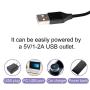 Heated Eye Mask, USB Steam Warm Compress for Puffy Eyes, Warm Therapeutic Treatment for Dry Eye, Chalazion, Blepharitis, Stye (Black)