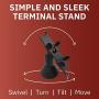 DCCStands Low Swivel and Tilt Verifone Vx820 Terminal Stand, Screw-in and Adhesive