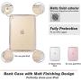Valkit iPad 8th Generation Case, iPad 7th Generation Case, iPad 10.2 2020/2019 Case, Translucent Frosted Back Protective Smart Cover for 10.2'' iPad 8/7, Pink