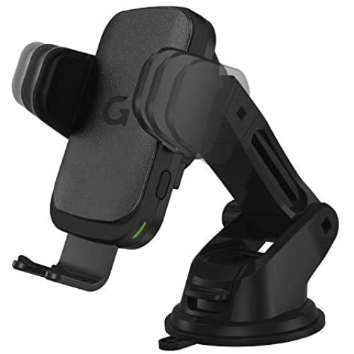 GAZE Wireless Car Charger Mount V2, Auto-Clamp 10W Qi Fast Charging, Air Vent Dash & Windshield Phone Holder Compatible iPhone Xs/Xs Max/XR/X/ 8/8 Plus, Samsung Galaxy S10 /S10+/S9 /S9+/S8 /S8+
