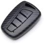 TANGSEN Smart Key Fob Case for HYUNDAI AZERA EQUUS GENESIS SANTA FE SPORT 4 Button Keyless Entry Remote Personalized Protective Cover 3D Twill Weave Carbon Fiber Plastic Emboss