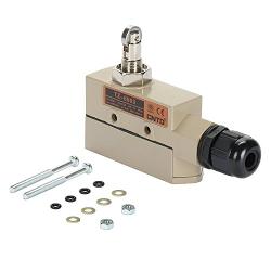 DuraSteel TZ-6003 Heavy Duty Door Micro Switch with Vertical Roller Plunger for Roll-up Door/Push & Pull Door - Fits for Aerial, Awoco, Maxwell, Pioneer, Welbon or Mars Air Curtains