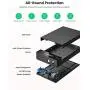 UGREEN External Hard Drive Enclosure for 3.5 2.5 Inch SATA SSD HDD USB 3.0 to SATA III Hard Drive Case with UASP 12V Power Adapter Compatible with WD Seagate Toshiba Samsung Hitachi PS4 Xbox