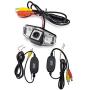 aSATAH 2.4G Wireless Car Rear View Camera for Honda Accord/Inspire/Spirior/Honda Civic VII VIII/Honda City 4D & Waterproof and Shockproof Reversing Backup Camera (12 LED)