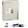 KYODOLED Electronic 40 Key Cabinet Wall Mount,Digital Key Safe Lock Box,Large Security Lockbox for House Key,Heavy Duty Combination Lock Storage,14.37 X 11.8 X3.93White 40 Keys