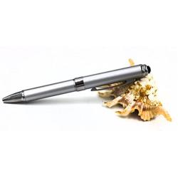 2 in 1 Vibration & massage ballpoint pen - mini Massage Tip Pen with Gift Box - Multifunction Electronic Pen (Silver)