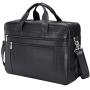 Polare Napa Leather 17 Briefcase Laptop Business Messenger Bag For Men Fits 17.3 Laptop