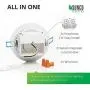 Sunco Lighting 12 Pack 4 Inch Slim LED Downlight, Integrated Junction Box,10W=60W, 650 LM, Dimmable, 6000K Daylight Deluxe, Recessed Jbox Fixture, IC Rated, Simple Retrofit Installation - ETL