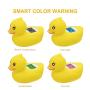 BabyElf Baby Thermometer - (Upgraded Version) Thermometer for Baby in Bath and Swimming Pool, Yellow Duck Shape Infant Thermometer