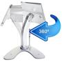 CTA Digital PAD-ASKM Dual Security Kiosk Stand with Locking Case and Cable for iPad Mini Gen. 1-5