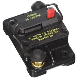 Bussmann CB185-90 90 Amp Waterproof High Amp Flush Mount Type III Circuit Breaker
