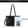 BROMEN Women Briefcase 15.6 inch Laptop Tote Bag Vintage Leather Handbags Shoulder Work Purses