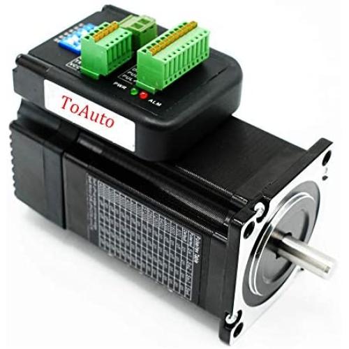 TOAUTO Integrated Closed-Loop Nema23 Stepper Motor with Driver IHSS57-36-20 2Nm 36V Position Encoder for Lazer 3D Printer CNC Control