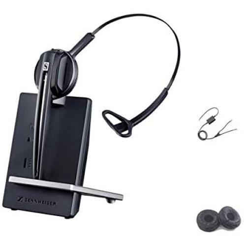 Global Teck Bundle w/Sennheiser D10 and Avaya EHS Adapter | Compatible Models: J139, J169, J179, 1400, 9400, 9500 Series, 96x1 IP Series | Grandstream GXP: 1610, 1615, 1630, 2130, 2135, 2140, 2160