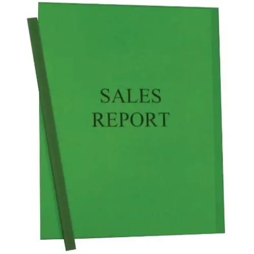 C-Line Report Covers with Binding Bars, Green Vinyl, Green Bars, 8.5 x 11 Inches, 50 per Box (32553)