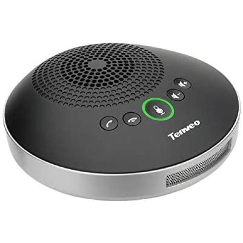 Tenveo A2000B Bluetooth Conference Speakerphone - Conference Call Speaker - Conference Microphone for skype Zoom Webinar 8-10 People Business Conference