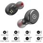 TOZO T10 Bluetooth 5.0 Wireless Earbuds with Wireless Charging Case IPX8 Waterproof TWS Stereo Headphones in Ear Built in Mic Headset Premium Sound with Deep Bass for Sport Black