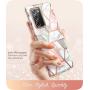 i-Blason Cosmo Series Case Designed for Galaxy Note 20 5G 6.7 inch (2020 Release), Protective Bumper Marble Design Without Built-in Screen Protector (Marble)