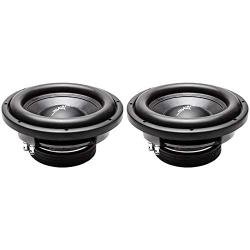 (2) Skar Audio VD-10 D4 10'' 800W Max Power Dual 4 Ohm Shallow Mount Subwoofers, Pair of 2
