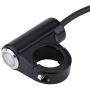 7/8'' 22mm Handlebar Control Push Button Switch, Weatherproof Aluminum Alloy Motorcycle Handlebar Mount Switch Button Headlight Brake Fog Lights ON/OFF(Automatic Return Button)