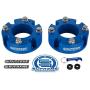 Supreme Suspensions - Front Leveling Kit for 2007-2021 Toyota Tundra and 2007-2021 Toyota Sequoia 3'' Front Lift Strut Spacers 2WD 4WD (Black)