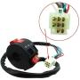 Left Switch Assembly for 50cc 70 cc 90cc 110 cc 125cc 150cc ATVs Quad 4 Wheelers Taotao SunL Coolster