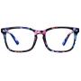 Maxjuli Blue Light Blocking Glasses,Computer Reading/Gaming/TV/Phones Glasses for Women Men(Flower Black)