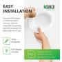 Sunco Lighting 2 Pack 4 Inch LED Recessed Downlight, Baffle Trim, Dimmable, 11W=60W, 2700K Soft White, 660 LM, Damp Rated, Simple Retrofit Installation - UL + Energy Star