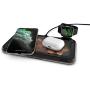 ZENS Liberty 16 Coil Dual Wireless Charging Pad with Glass Surface - 2x15W Output - Supports Apple and Samsung Fast Charge - Works with All Phones with Wireless Charging