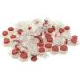 Uvital 200-Pack 3 Port Crimp Connection Terminals Red Clear K3 Connector Waterproof Wiring Ethernet Cable Telephone Cord Splice Terminals Uvital 200-Pack 3 Port Crimp Connection Terminals Red Clear K3 Connector Waterproof Wiring Ethernet Cable Telephone Cord Splice Terminals