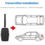 AUTO-VOX T1400 Upgrade Wireless Backup Camera Kit, Easy Installation with No Wiring, No Interference, OEM Look with IP 68 Waterproof Super Night Vision Rear View Camera