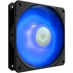 Cooler Master SickleFlow 120 V2 Blue Led 120mm Square Frame Fan with Air Balance Curve Blade Design, Sealed Bearing, PWM Control for Co, Sealed Bearing, PWM Control for Computer Case & Liquid Radiator