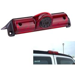 Night Vision 3rd Brake Light Reversing Backup Camera + 7.0 inch TFT Monitor Display for GMC Savana Chevrolet Explorer Chevy Express 1500 2500 3500 Van (2003-2018)