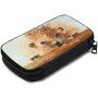 Hxuedan Watercolor Hedgehog The Data Cable Storage Bag is A Portable and Independent Design SuitableVFor Travelers to Place The Data Cable, Earphone and Electronic Product Data Cable Storage Bag