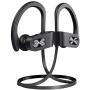Mpow Flame S Bluetooth Headphones Sports, aptX-HD Bass+ Loud Sound, Bluetooth 5.0 Sport Headphones Running Earbuds W/12H Playtime, IPX7 Waterproof, cVc8.0 Noise Cancelling Mic W/Carrying Case, Black