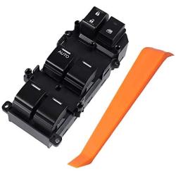 Driver Side Master Power Window Switch fit for 2008-2012 Honda Accord, Master Power Window Switch Front Left Driver Side Replaces 35750-TB0-H01 35750-TBD-H13 35750-TA0-A02