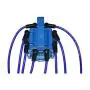 A-Team Performance Silicone Spark Plug Wires Set BBF FE Big Block Compatible with Ford Valve Cover 332 351C 351M 352 360 361 370 390 400 427 428 429 460 514 Blue 8.0mm