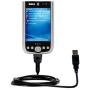 Gomadic USB Data Hot Sync Straight Cable for The Dell Axim x51v with Charge Function – Two Functions in one Unique TipExchange Enabled Cable