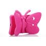 Simicoo iPad Mini 4 3 2 3D Cute Butterfly Case for Kids Light Weight EVA Stand Shockproof Rugged Heavy Duty Kids Friendly Tablet Case for iPad Mini 4 3 2 (Rose)