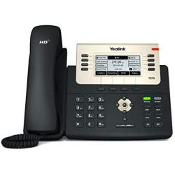 Yealink T27G IP Phone, 6 Lines. 3.66-Inch Graphical LCD. USB 2.0, Dual-Port Gigabit Ethernet, 802.3af PoE, Power Adapter Not Included (SIP-T27G)