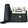 Yealink T27G IP Phone, 6 Lines. 3.66-Inch Graphical LCD. USB 2.0, Dual-Port Gigabit Ethernet, 802.3af PoE, Power Adapter Not Included (SIP-T27G)