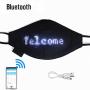 SDLAJOLLA LED Programmable Face Cover, Bluetooth LED Programmable Face Cover Custom Sign USB Rechargeable for Man Woman Mothers Day New (1PC)