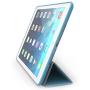 iPad Mini 1 2 & 3 Case - DUAL Blue Cover with Rubberized back and Smart Feature for Apple iPad Mini 1st 2nd & 3rd