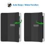 JETech Case for iPad Air 2 (Not for iPad Air 1st Edition), Smart Cover Auto Wake/Sleep, Black